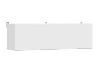 Шкаф навесной Россия Грейс белый текстурный 100х26.6х30 см