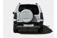 LADA NIVA TRAVEL 2021- Защита заднего бампера d63 дуга black LNTZ-003565CH Niva Travel Lada 2021-наст.вр