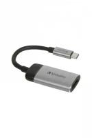 Кабель Verbatim USB-C/HDMI U3.1 G1/HDMI, 10см