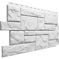 Фасадная панель Dacha слоистый камень 930x406 мм белый 0.38 м²