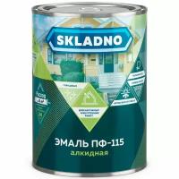 Эмаль ПФ-115 Skladno синяя 0.8 кг