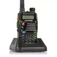 Рация BF UV-5RL. Двухдиапазонный 136-174 / 400-520 МГц. С 1800 mAh литий-ионным аккумулятором. Тангента в подарок