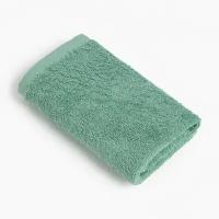 Полотенце махровое 30х30 см, цвет тёмно-зелёный, 100% хлопок, 340 г/м2