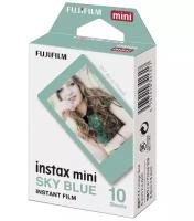 Картридж для камеры Fujifilm Colorfilm Instax Mini Sky Blue голубая рамка 10 снимков