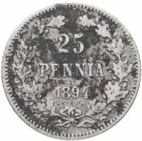 25 пенни (pennia) 1894 L