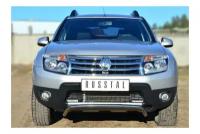 4x4 Защита переднего бампера d42 волна Duster Renault 2011-2014