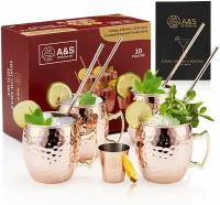 Набор медных кружек A&S UK Moscow Mule