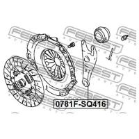 Вилка сцепления, 0781FSQ416 FEBEST 0781F-SQ416