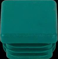Заглушка профиля Walraven 30x30 мм, цвет зеленый 6566002