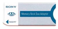 Упаковка для Memory Stick PRO Duo + переходник Memory Stick Duo Adaptor MSAC-M2 (PSP)