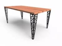 Обеденный прямоугольный универсальный стол в стиле Лофт Модель 39