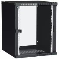 Шкаф LINEA WE 15U 600x600мм дверь стекло черн. ITK LWE5-15U66-GF (1 шт.)