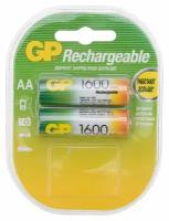 Аккумуляторная батарея GP R6 (AA) Ni-MH, бл/2 (1600mAh)