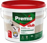 Шпатлевка Premia Club выравнивающая для внутренних работ ведро 17 кг
