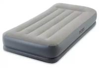 Кровать надувная Intex Pillow Rest со встроенном насосом 64116NP