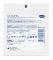 Салфетки марлевые Sterilux ES (Стерилюкс ЕС) стерильные для ран, 21 нитей на см2, сложены в 8 слоев, 7,5 х 7,5 см, 232186 (5 блоков по 10 шт (50 шт))