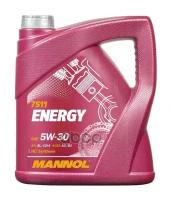MANNOL 7511-4 Mannol Energy 5W-30 Синтетическое Моторное Масло 5W-30 Api Sla3b 4Л