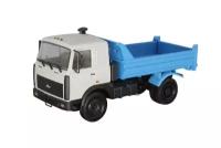 Maz 55514020 dump truck 1996-1999 gray/blue (ussr russia) | маз 55514020 самосвал 1996-1999 серый/синий