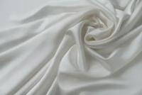 Ткань вискозное кади с акрилом белого цвета