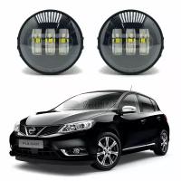 ПТФ Nissan Pulsar светодиодные противотуманные фары LED туманки Criline