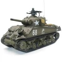 Heng Long Радиоуправляемый танк Heng Long M4A3 Sherman V7.0 масштаб 1:16 RTR 2.4GHz - 3898-1 V7.0