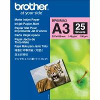 Бумага BROTHER BP60MА3 матовая А3 (297 x 420 мм) 145 г/м2, 25 листов