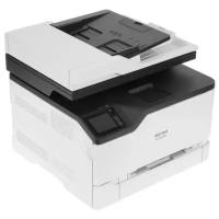 МФУ Ricoh M C240Fw, A4, цветное, 512Мб, 24стр/мин, PCL, PS, дуплекс, LAN, Wi-Fi, факс, ADF50, старт.картриджи (750/500стр)