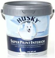 Краска интерьерная HUSKY Super Paint Interior матовая белоснежная 0,9 л