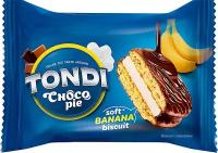 Tondi, choco Pie банановый, 30 г, 70 штук в упаковке