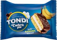 Tondi, печенье choco Pie, банановый (коробка 2,13 кг)