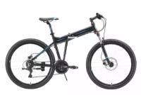 Велосипед Stark Cobra 26.2 HD (2023) (Велосипед Stark'23 Cobra 26.2 HD черный/синий/черный 18