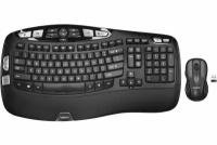 Клавиатура и мышь Logitech Wireless Wave Combo MK550