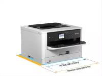 Epson Принтер струйный Epson WorkForce Pro WF-M5298DW (монохромный, А4, печать 1200x2400dpi, 34ppm, 330л.,дуплекс,USB,Ethernet, Wi-Fi,контейнер с чернилами на 2000 стр.)