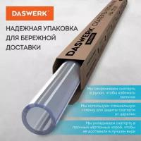 Коврик-подкладка настольный для письма Daswerk 607670 скатерть ПВХ прозрачная, гибкое/мягкое стекло, 140х80см, 0.8мм