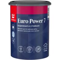 Tikkurila ВД краска интерьерная стойкая к мытью EURO POWER 7 С матовая 0,9л