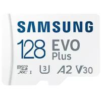 Карта памяти Samsung microSDXC EVO Plus Class10 UHS-I U3 (130MB/s) 128GB + ADP