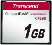 Промышленная карта памяти CompactFlash Transcend 220I, 1 Гб SLC, темп. режим от -40? до +85?