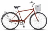 Велосипед Stels Navigator 300 Gent 28 Z010 (2022) 20 бронзовый+корзина (требует финальной сборки)