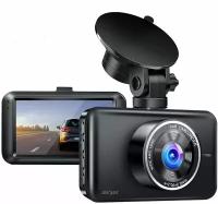 Видеорегистратор Ainhyzic 1080P с 3-дюймовым ЖК-экраном, ночное видение, широкий угол 170, циклическая запись, WDR, G-сенсор, монитор парковки, обнаружение движения