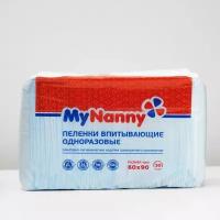 medmil Одноразовые впитывающие пеленки My Nanny, 60 x 90 см, 30 шт