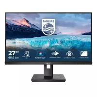 Philips Монитор LCD 27'' [16:9] 1920х1080(FHD) IPS, nonGLARE, 250cd/m2, H178°/V178°, 1000:1, 50M:1, 16.7M, 4ms, VGA, DVI, HDMI, DP, Height adj, Pivot, Tilt, Swivel, Speakers, 3Y, Black