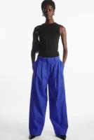 Элегантные широкие брюки - синий - 32
