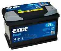 Exide Eb712 Excell_аккумуляторная Батарея! 19.5/17.9 Евро 71Ah 670A 278/175/175 EXIDE арт. EB712