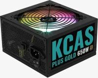 Блок питания ATX 650W Aerocool KCAS 650W PLUS RGB 80+ gold