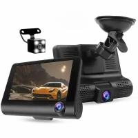 Автомобильный видеорегистратор с 3 камерами VIDEO CARDVR Full HD