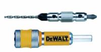 Быстросменный узел DEWALT DT7603, хвостовик, бита Pz2, пилотное сверло с зенкером для шурупов толщиной 6 мм, Flip&Drive