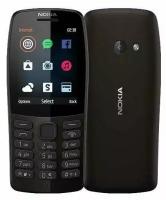 Телефон Nokia 210, 2 SIM, черный