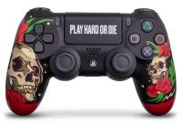 Геймпад RAINBO DualShock 4 «Play Hard Or Die»