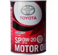 Синтетическое моторное масло TOYOTA SP 0W-20, (1л) Арт. 08880-13206