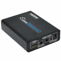 Видео конвертер HDMI 1.3 в Composite / S-video, Greenline, 1080p 60Hz, HDCP 1.4 + 3.5mm мини джек